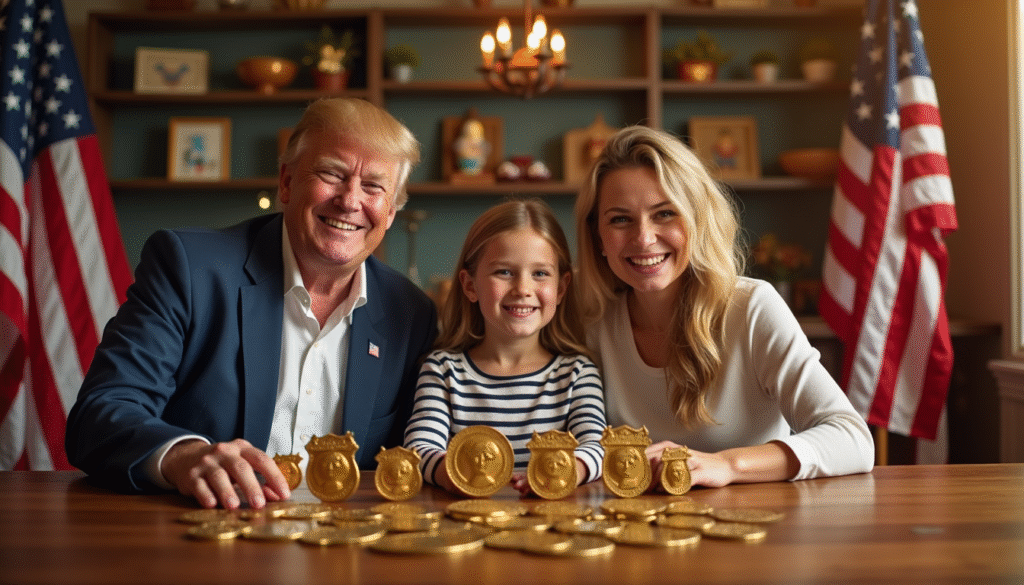 Donald Trump Golden Badge